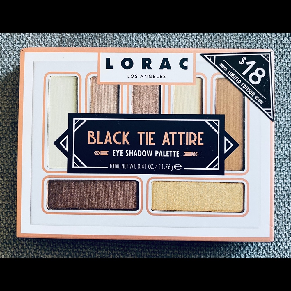 LORAC Black Tie Attire Eyeshadow Palette.